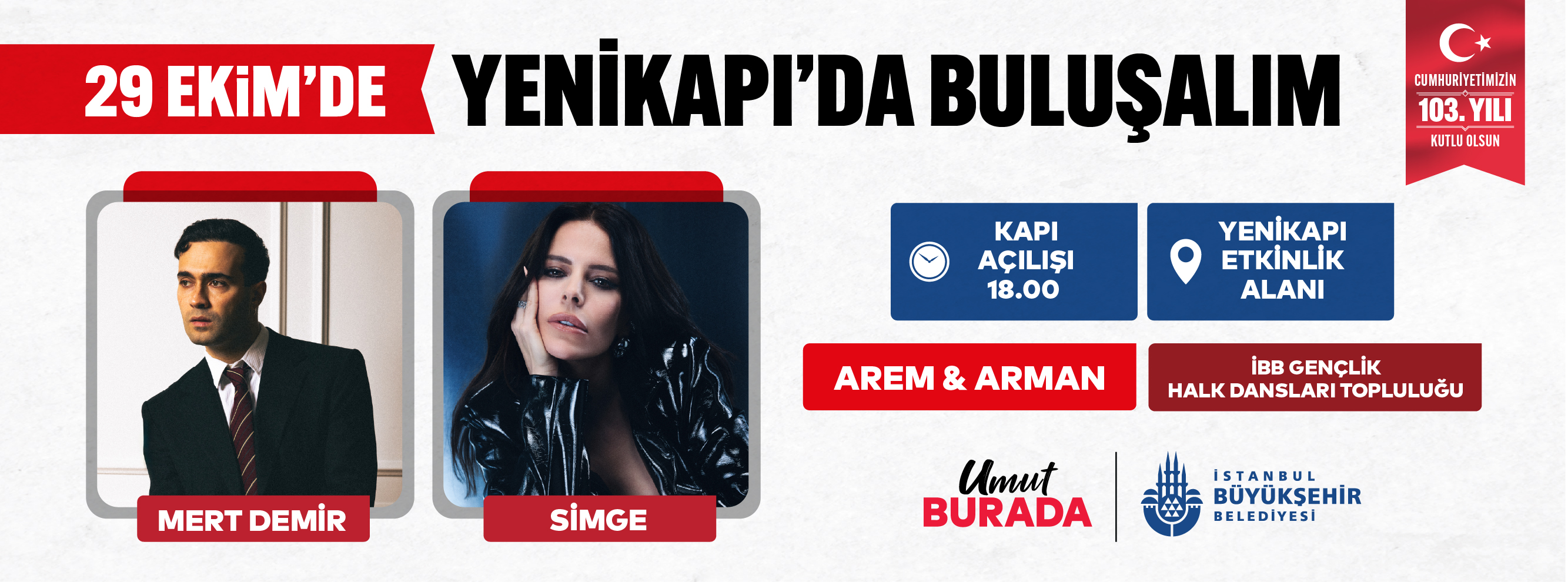 29 Ekim'de Yenikapı'da buluşalım